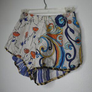 La Prestic Ouiston Women s 1 All Silk Mini Boxer Shorts Multicolor Geo Print